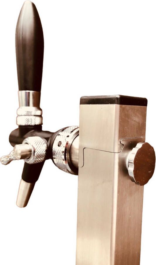 Ich-zapfe Biertoren Easy Gesatineerd staal ø30x350h