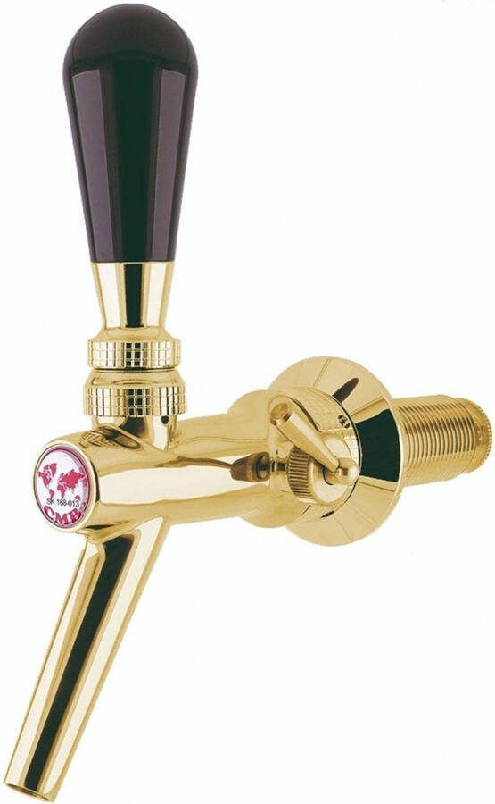 Ich-zapfe Compensatorkraan C-TAP van roestvrij staal gepolijst draadlengte: 55 mm