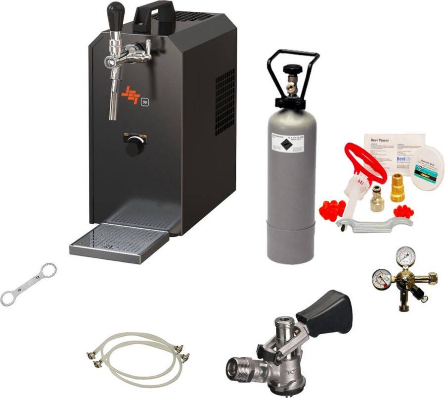 Ich-zapfe Complete Set Biertap JET 30 1-kraans droogkoeler 35 liter uur Thuistap Bierkoeler Schoonmaakset voor biertap en vat Type S - Foto 2