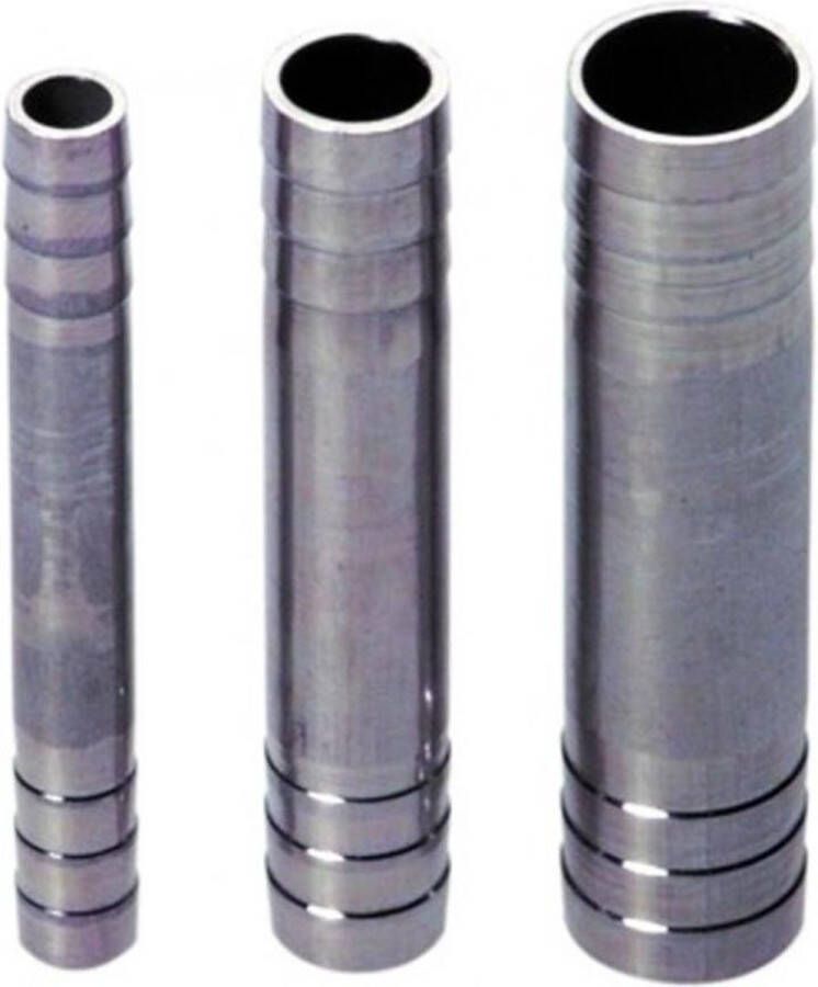 Ich-zapfe Dubbele bierslang mondstuk tule RVS NW 7mm