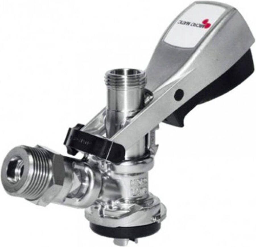 Ich-zapfe Fustkoppeling Bierfustaansluiting Sankey S type Micro-Matic serieschakeling (CNS)