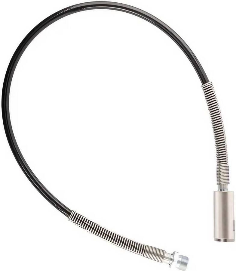 Ich-zapfe Hogedrukslang CO2 voor tapsysteem 2m buitenschroefdraad en handvastdraaiende kartelmoer