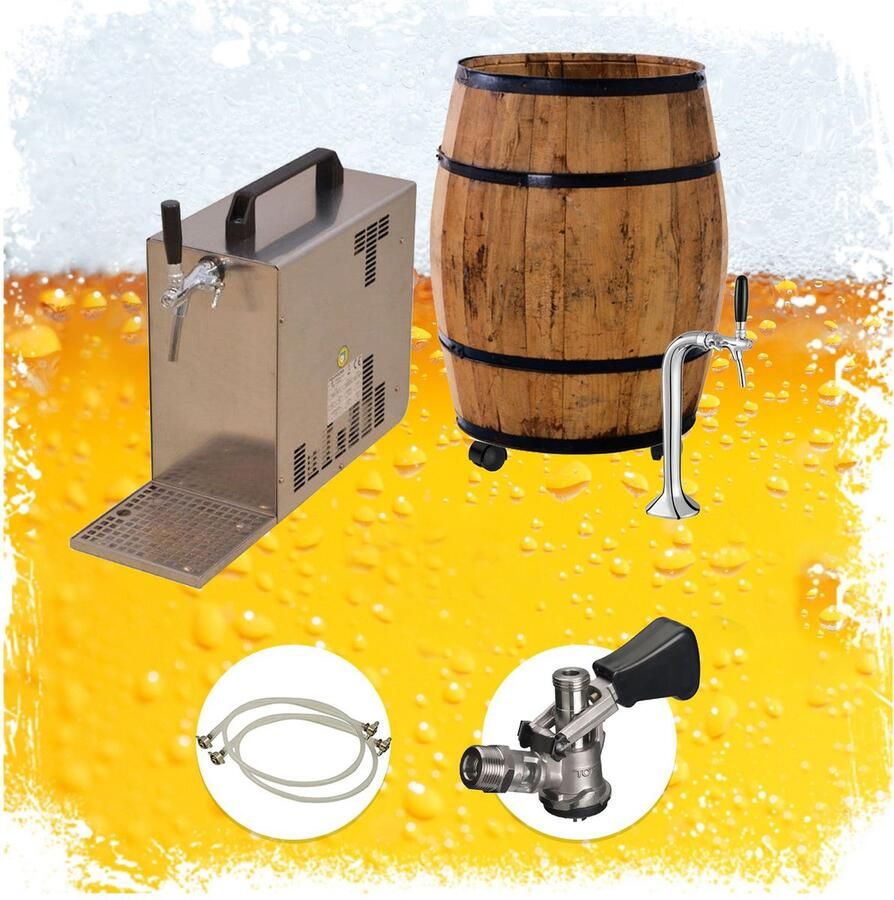 Ich-zapfe BARRIQUE-Biertap mobiele bier bar complete set Type G
