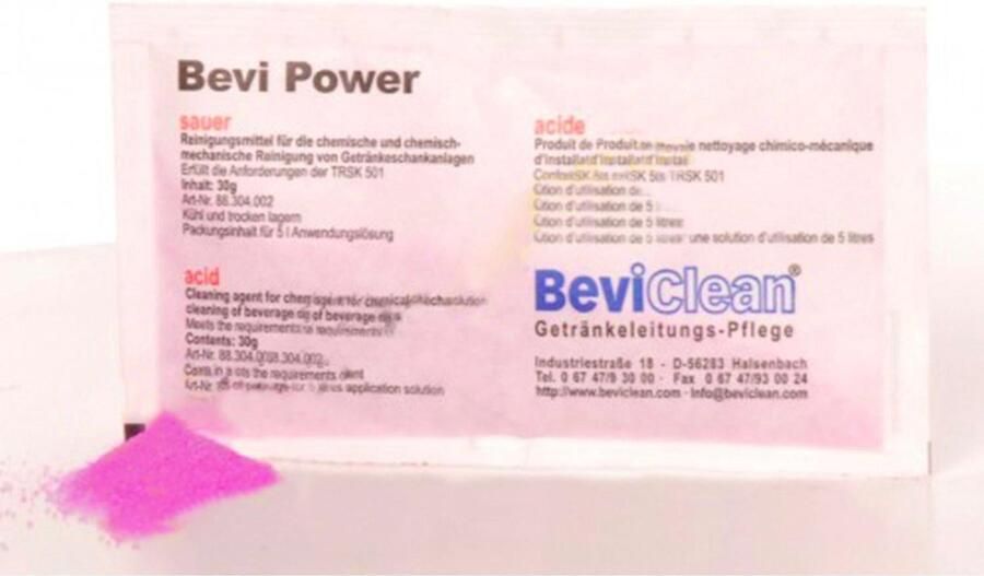 Ich-zapfe Bevi Krachtpoeder Zuur Prijs per PU (50 stuks)