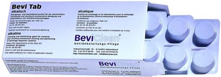 Ich-zapfe Bevi Tab Alkaline Prijs per PU 30 stuks