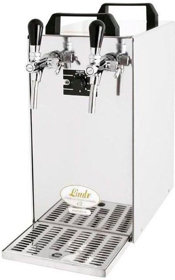 Ich-zapfe Biertap Kontakt 40 2-kraans Droogkoeler Doorloop 50 liter u Biertap Beertender Thuistap Bierkoeler - Foto 1