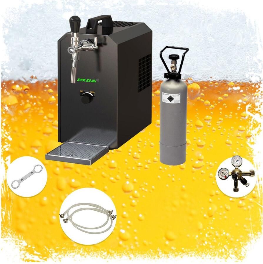 Ich-zapfe Biertap STREAM 50 bierkist doorstroomkoeler 1 lijn droge koeler