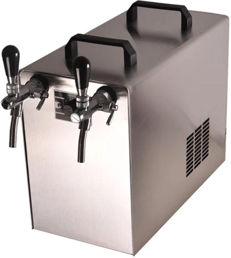 Ich-zapfe Biertapinstallatie STREAM 50 Complete Set 2-Lijnen Droge Koeler 55 l u