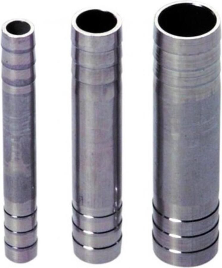 Ich-zapfe Dubbele bierslang mondstuk tule RVS NW 10mm