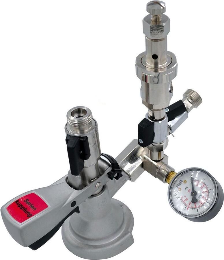 Ich-zapfe Fustkoppeling voor het vullen van KEG biervaten Type A