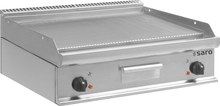 Ich-zapfe Saro Elektrische grillplaat bakplaat Model E7 KTE2BBR Professioneel roestvrij staal
