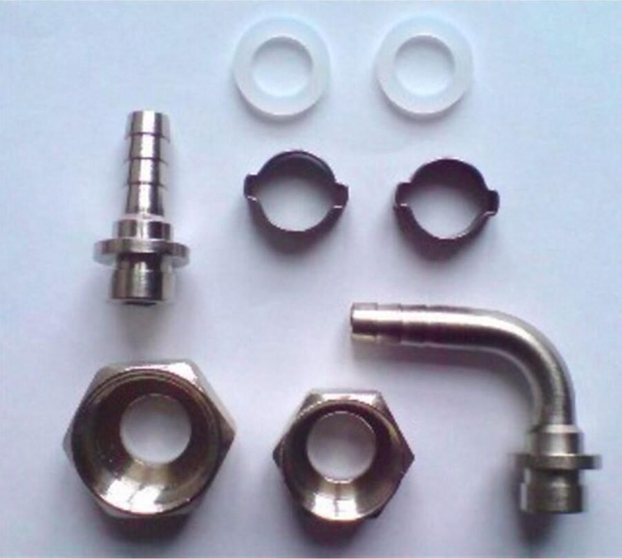 Ich-zapfe Set Co2-slang tules 8 delen 10mm