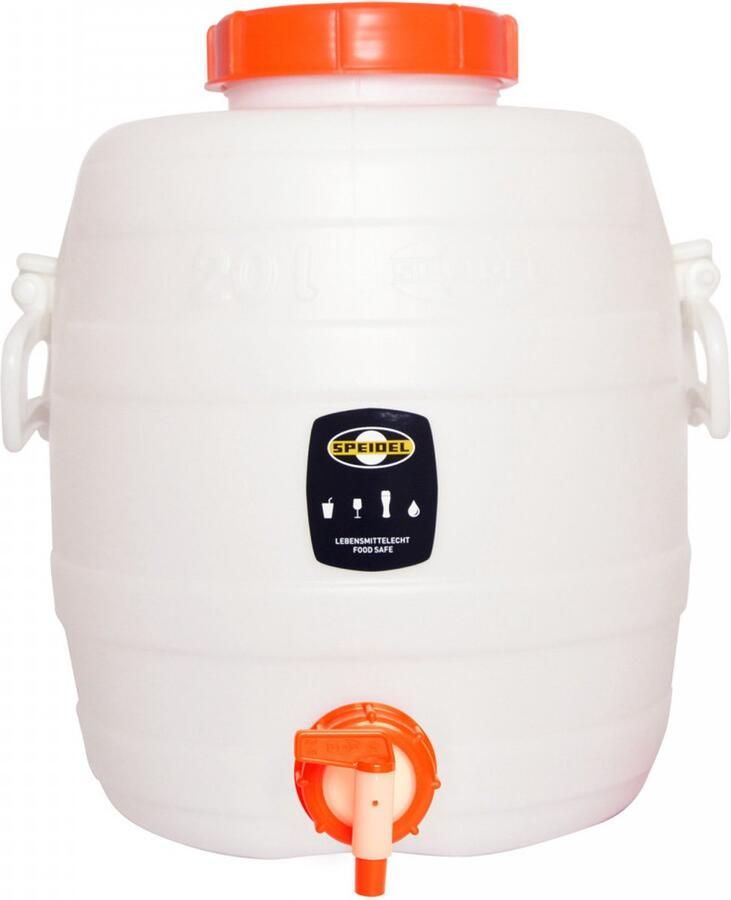 Ich-zapfe Speidel gistingsvat kunststof rond 20L