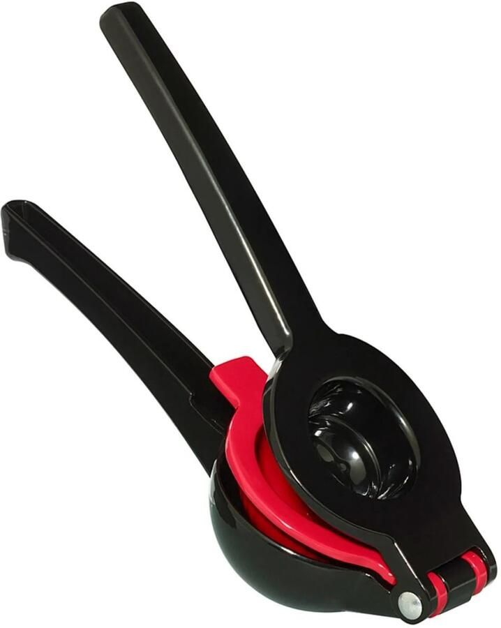 Ich-zapfe Zitronenpers Citroenpers Limonpers SQUEEZY (Black Edition) Handmatige Citroenpers van Gietaluminium voor Citroenen Limoenen en Meer Fruchten