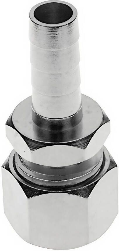 Ich-zapfe Knelkoppeling RVS met slangtule voor bierslang NW 7 mm