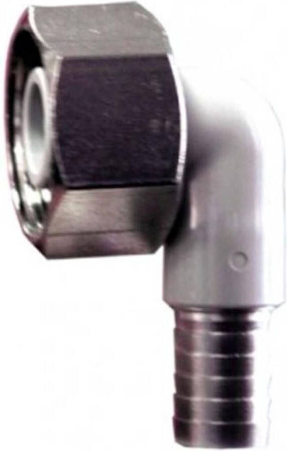 Ich-zapfe Kniekoppeling CNS 90° hoekkoppeling voor bierslang 5 8 nominale breedte 7 mm chroomnikkelstaal