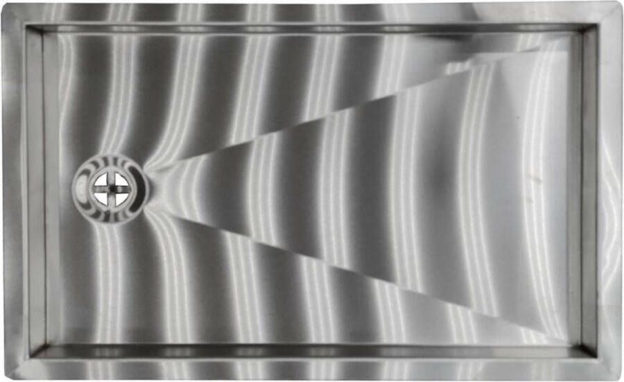 Ich-zapfe Lekbak CNS om in te laten 440 mm x 240 mm inclusief afvoeraansluiting