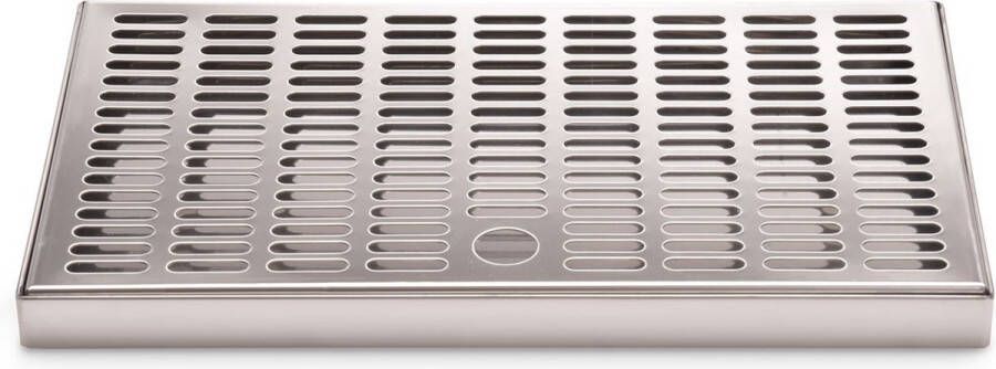 Ich-zapfe Lekbak roestvrij staal 300x180x20mm