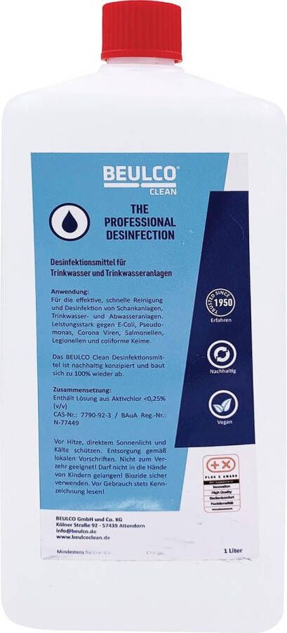 Ich-zapfe Oppervlaktedesinfectie BEULCO-Clean 1 liter