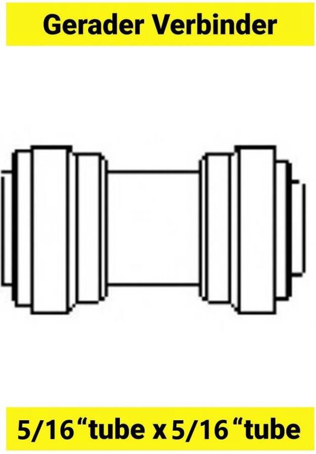 Ich-zapfe Rechte aansluiting voor slang 5 16 - Foto 2