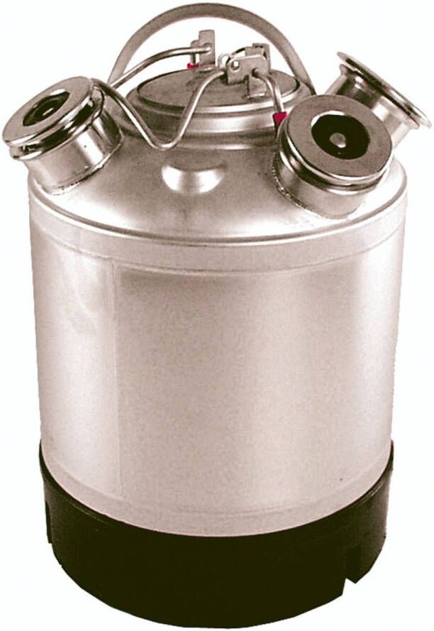 Ich-zapfe Reinigingscontainer roestvrij staal zonder fittingen voor 1 aansluiting