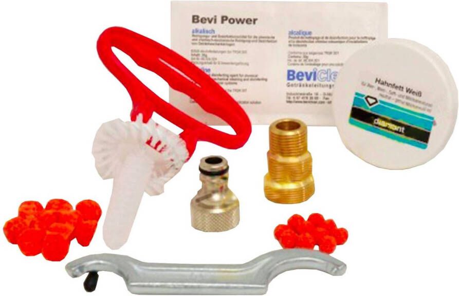 Ich-zapfe Schoonmaakset Reinigingsset voor de biertap en fusten kleine reinigingsadapter 28 mm