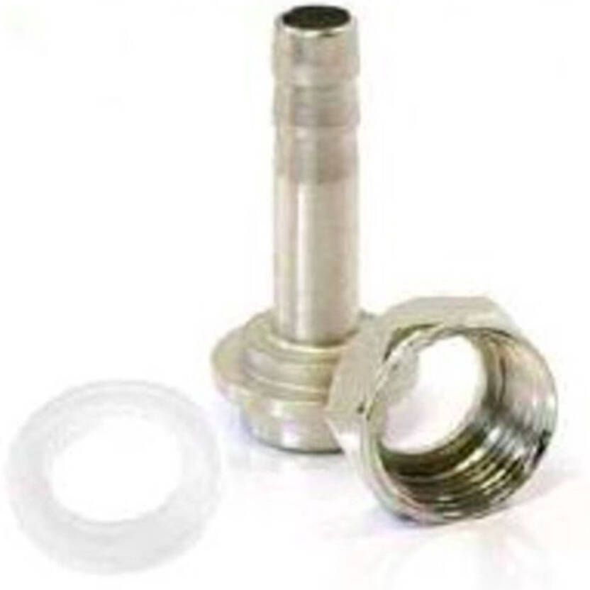 Ich-zapfe Zeskantmoer 5 8 mondstuk recht 7mm afdichting voor bier- en CO2-slang