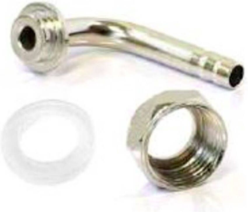 Ich-zapfe Zeskantmoer 5 8 uitloop gebogen 7mm afdichting voor bier- en CO2-slang