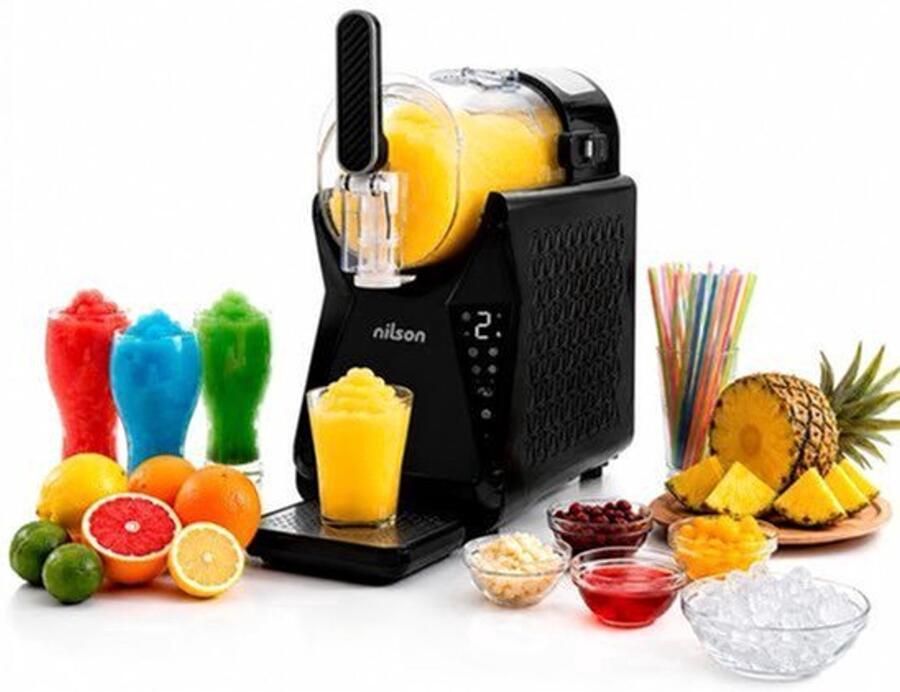 Ijsmachine 3-in-1 Slushmachine 1 5 Liter Capaciteit 10 Snelheden Zwart Voor Thuisgebruik