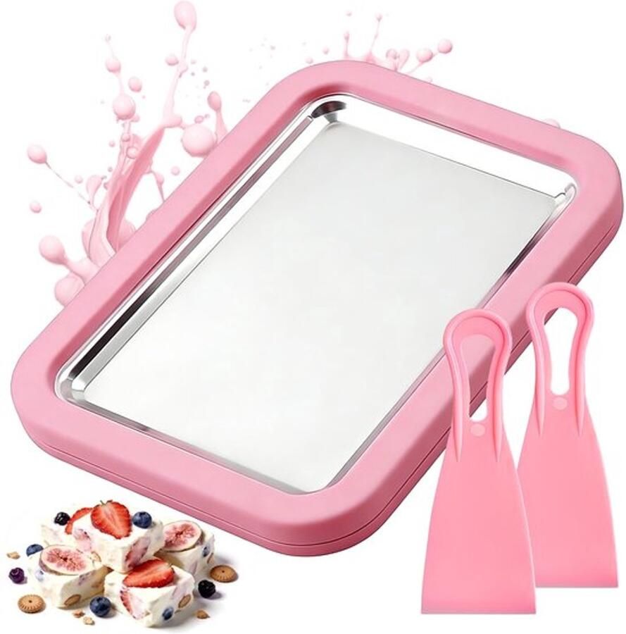 Ijsrolmachine Enige Uitvoering 23 x 18 5 x 4 7 cm 620 g RVS Voor Zelfgemaakt IJs En Sorbets