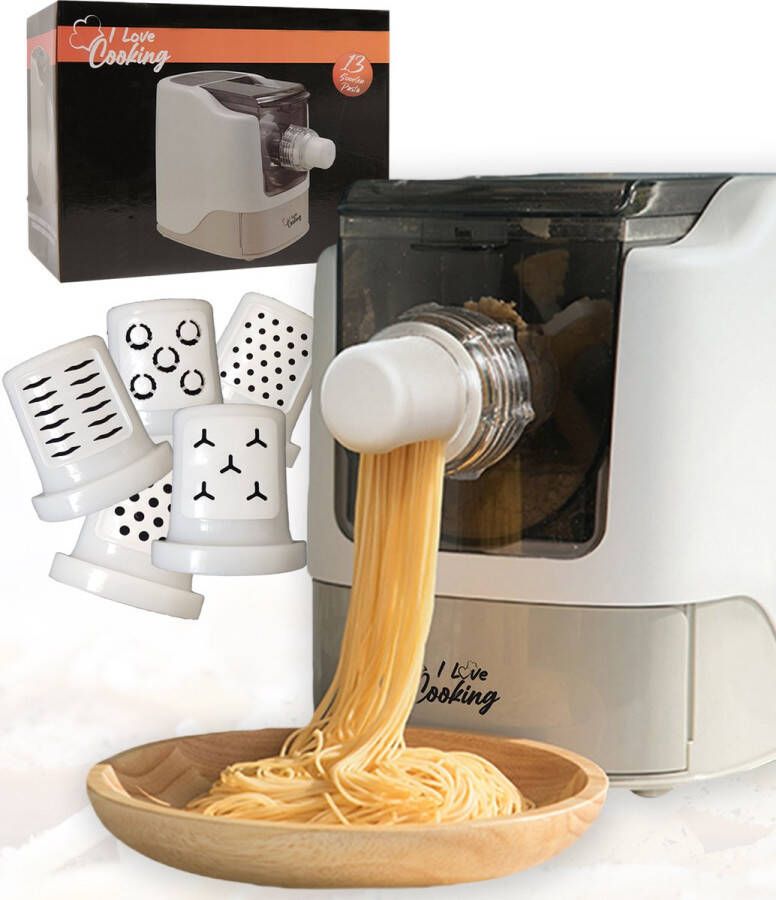 ILC Kitchen Pastamachine Elektrisch Voor 13 Soorten Pasta Pastamaker