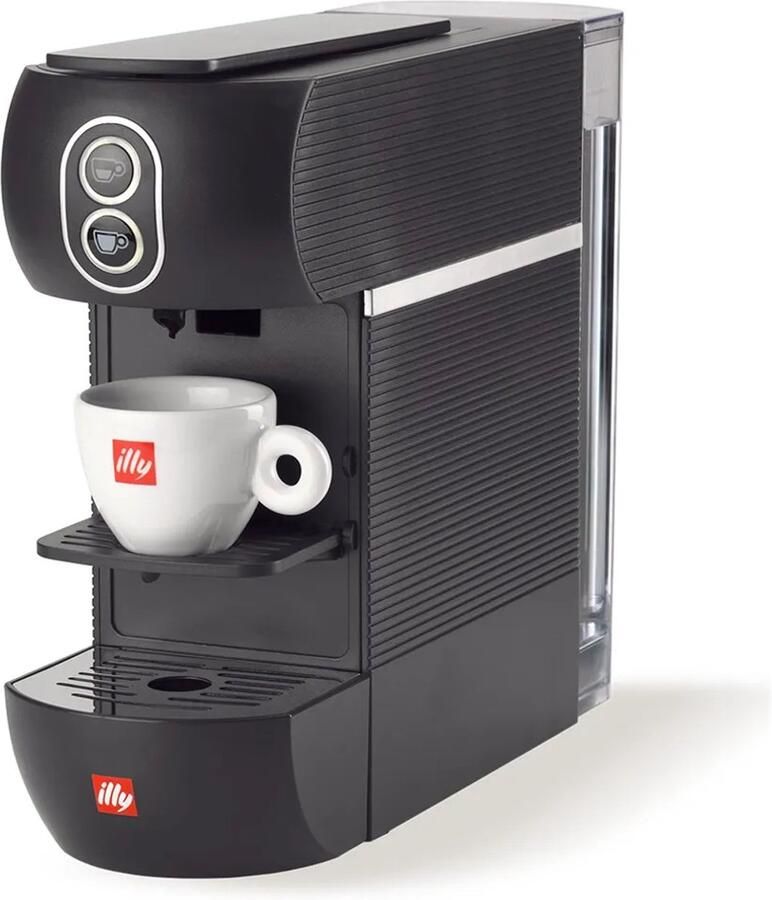 Illy Easy E.S.E. servings koffiepads koffiemachine zwart