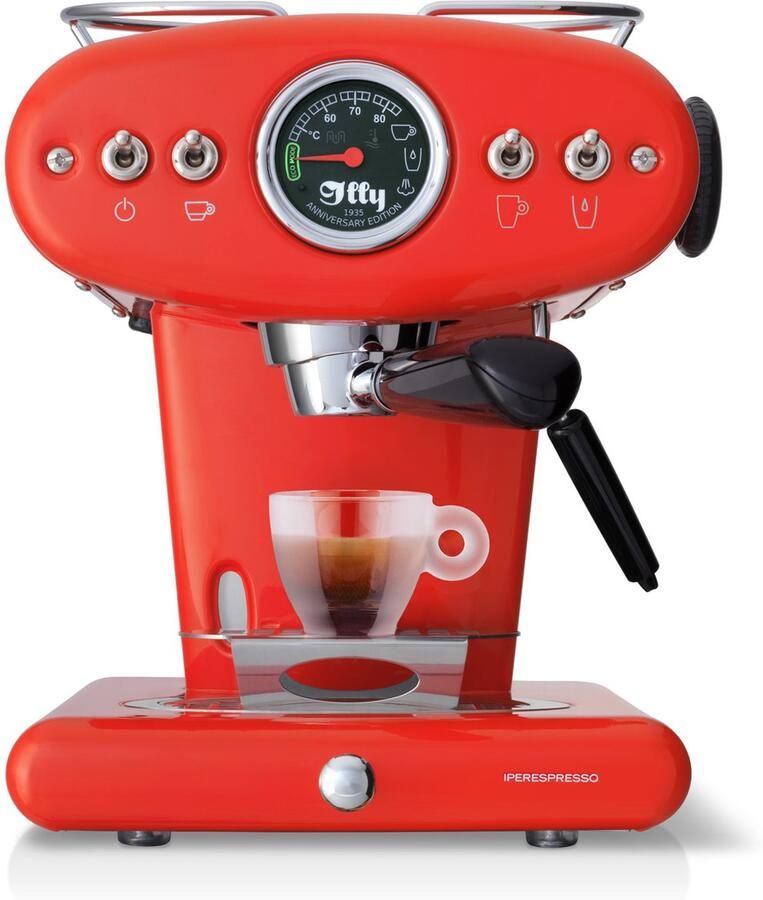 Illy X1 Anniversary Iperespresso Eco Mode Rood