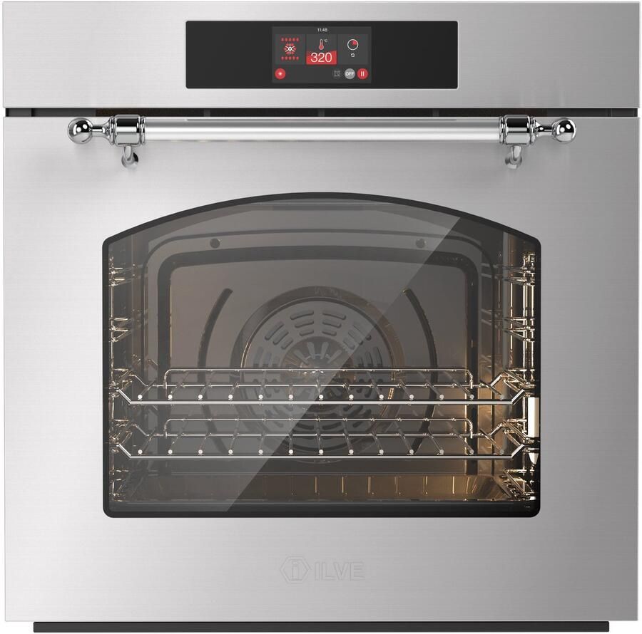 Ilve Oven 60 cm A+ clas 30 320 graden RVS Chroom Inbouw