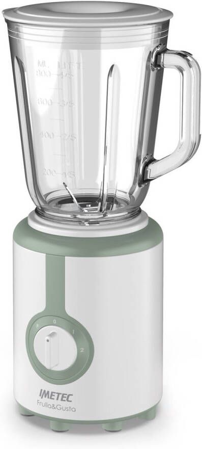 Imetec Frulla&Gusta 0 8 l Blender voor op aanrecht 500 W Groen Transparant Wit