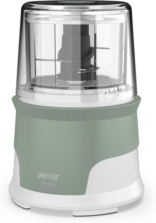 Imetec Tritapiù elektrische hakmolen 0 6 l 1000 W Groen Wit