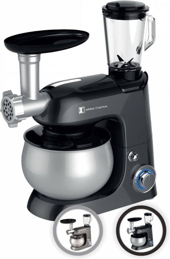 Imperial Collection Professional Food Processor 4 in 1 Gray - Foto 1