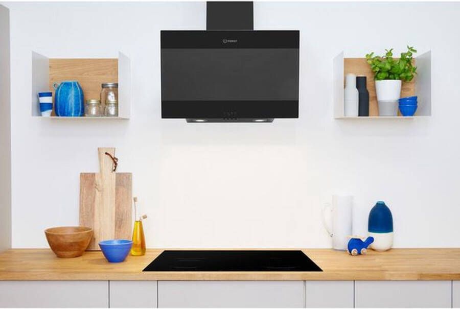 Indesit Afzuigkap Model IHVP66LMK Zwart 60 cm Maximaal 647 m³ uur - Foto 2