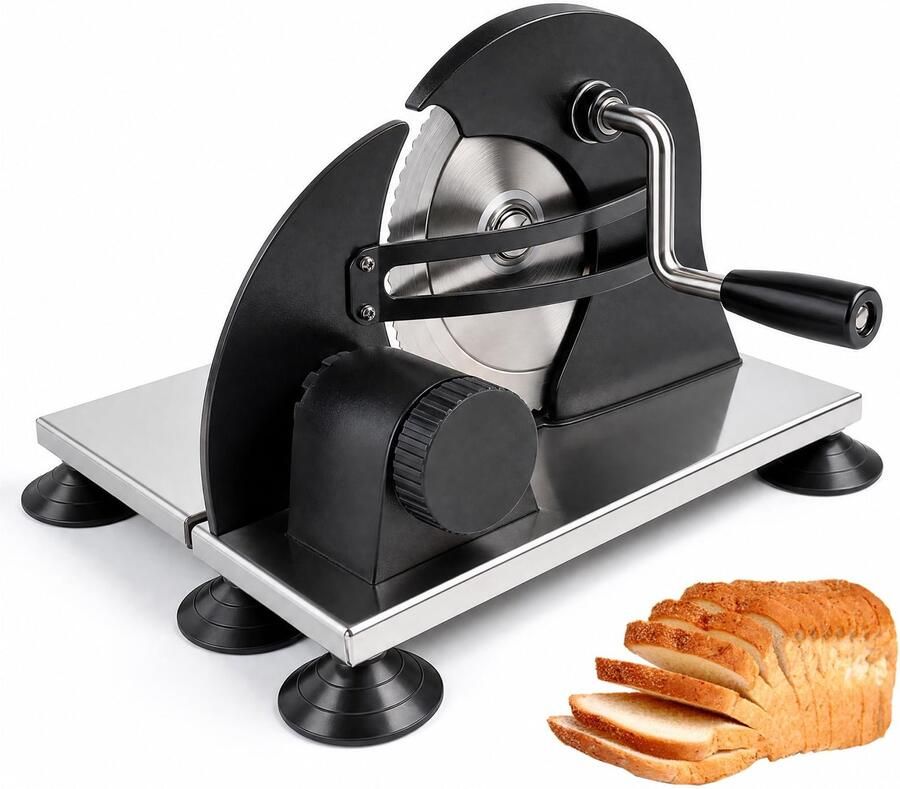 Inklapbare Handmatige Broodsnijmachine van Roestvrij Staal