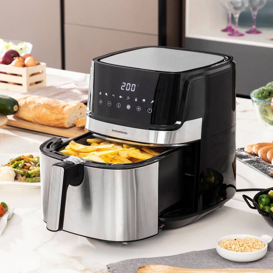 Innovagoods Airfryers 5 5l hetelucht friteuse 4 personen| Friteuse zonder Olie InnovaGood - Foto 3