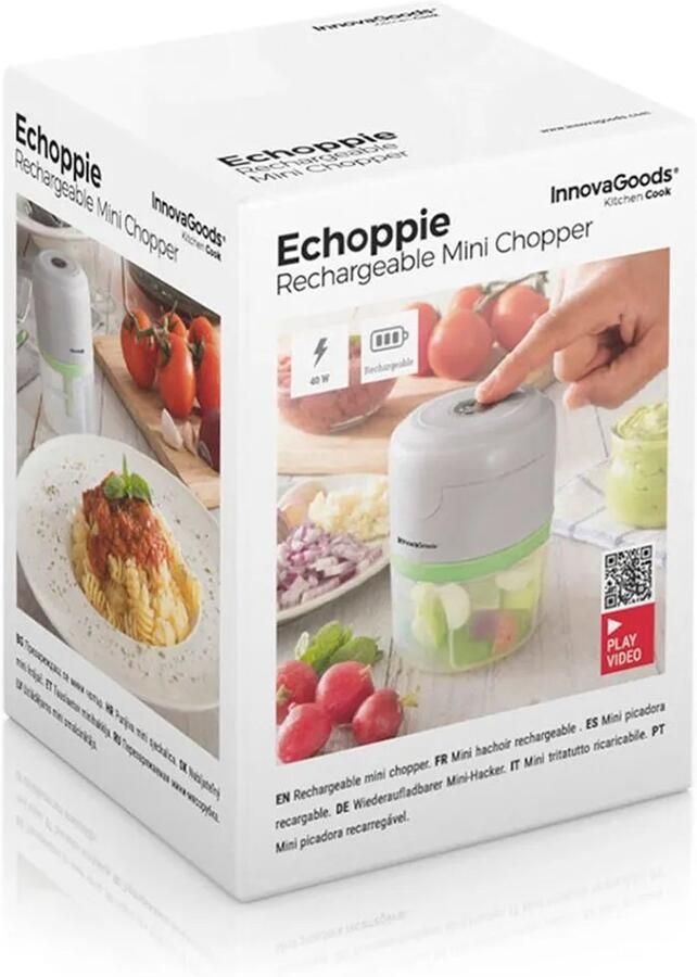 Innovagoods Oplaadbare en draagbare minisnijder Echoppie - Foto 3