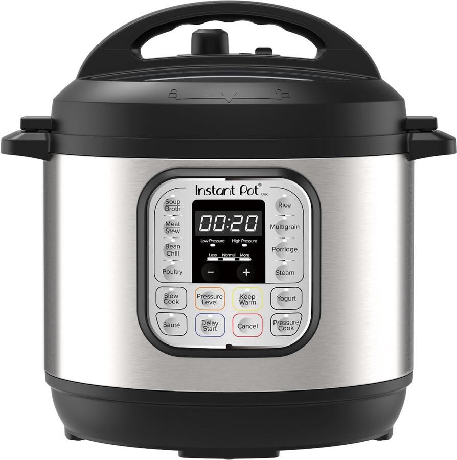 Instant Pot Duo 7-in-1 Multicooker 7 6L snelkookpan sauteerpan stomer slowcooker rijstkoker voedselwarmer en yoghurtmaker