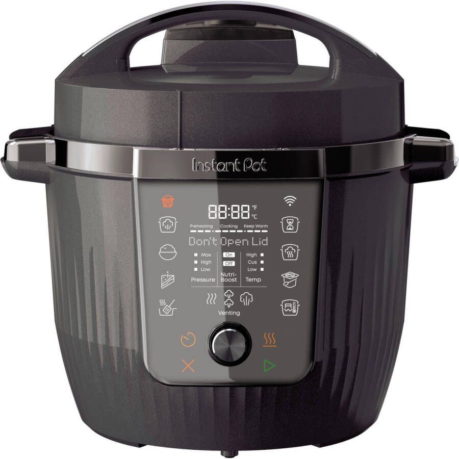 Instant Pot Pro Multicooker – 5 7 Liter – 10-in-1 Elektrische Hogedrukpan – 1200W – Roestvrijstalen Binnenpan met Handvaten – Slowcooker Rijstkoker Stomer Yoghurtmaker Warmer – Programmeerbaar – Grote LED-display – Vaatwasserbestendige onderdelen