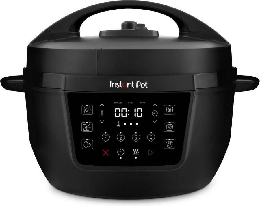 Instant Pot Rio XL 7 1L Multicooker 7-in-1 Snelkookpan Rijstkoker Slow Cooker Stomer Yoghurtmaker Voedselverwarmer Sauteren 33% Meer Pppervlakte RVS Binnenpan Maximale Veiligheid 80% energiebesparend Eenvoudig in gebruik