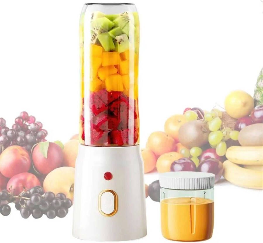Instinct Draadloze Blender – Elektrische Fruitpers met 10 Messen voor Oranje IJs Verpletteren en Hulpvoedsel 1500mAh