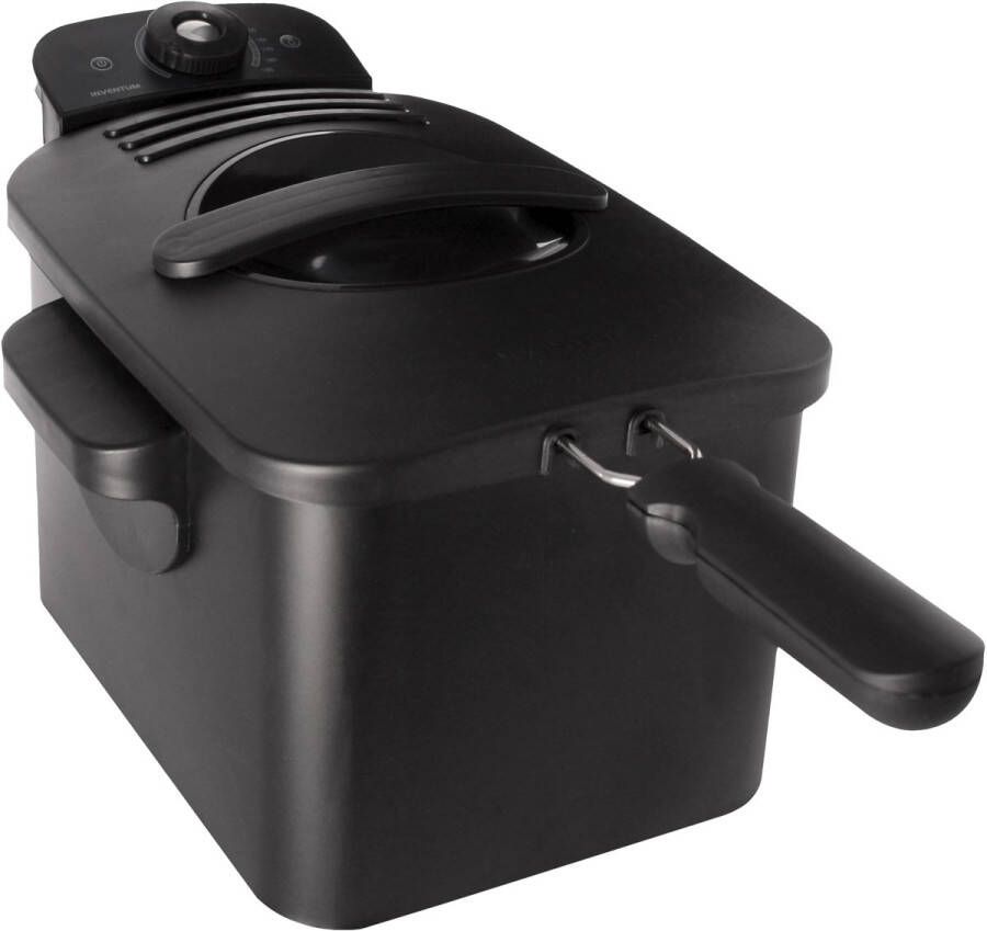 Inventum GF431B Frituurpan 3 liter Tot 190 graden 2200 watt Koude zone Friteuse Zwart Beste Koop Augustus 2025