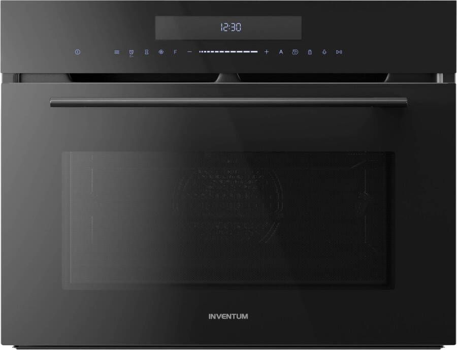 Inventum IMC4535GT Inbouw combi-oven Hetelucht Magnetron Grill 50 liter 45 cm hoog Tot 250 graden Zwart