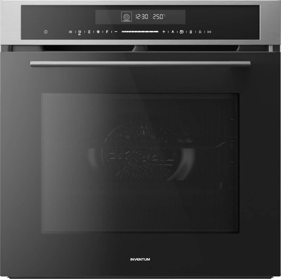 Inventum IMC6035RT Inbouw combi-oven Hetelucht Magnetron Grill 72 liter 60 cm hoog Tot 250°C Zwart RVS