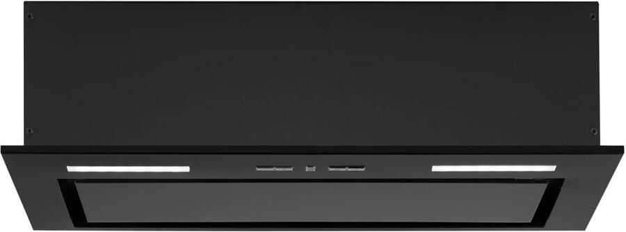 Inventum AKI6015ZWA inbouw afzuigkap 60 cm Afzuigcapaciteit 645 m3 h Geschikt voor open keuken 4 standen Timer Ledverlichting Luchtafvoer en recirculatie Zwart