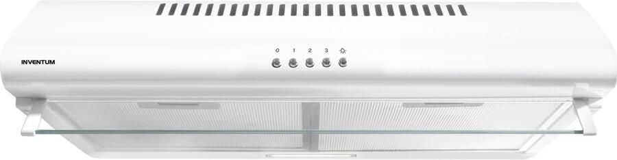 Inventum AKO6012WIT onderbouw afzuigkap 60 cm Afzuigcapaciteit 326 4 m3 h Geschikt voor grote keuken 3 standen Ledverlichting Luchtafvoer en recirculatie Wit